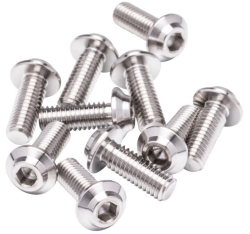 1up Racing Pro Duty Titanium Screws LowPro Head