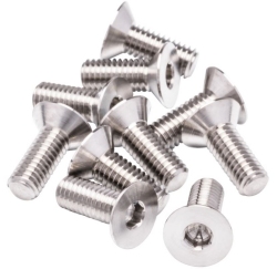 1up Racing Pro Duty Titanium Screws Flat Head