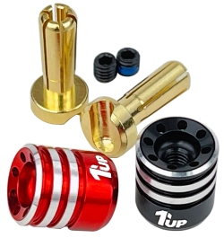 1up Racing Heatsink Bullet Plugs - 4mm