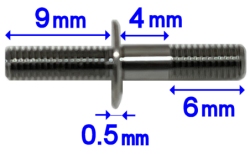 1up Racing Perfect Center Titanium Lower Shock Screws - 1/10 Off-Road  Drag